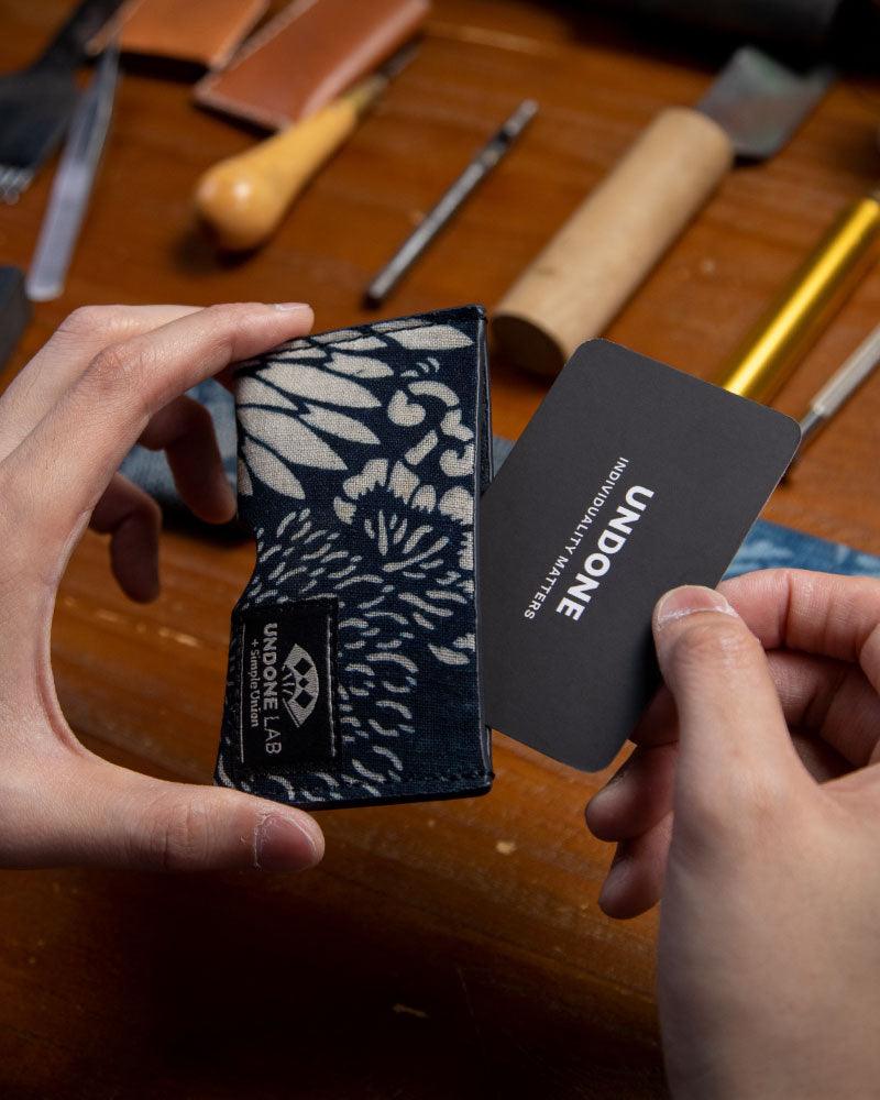 UNDONE LAB + Simple Union: Card Holder (Kofu Pattern) - UNDONE Watches